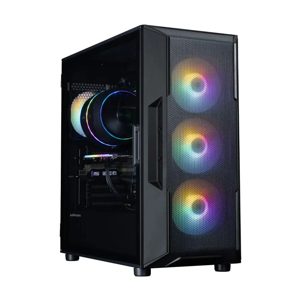 Zalman кутия Case ATX - I3 NEO V2 Black - RGB, Mesh - image 2