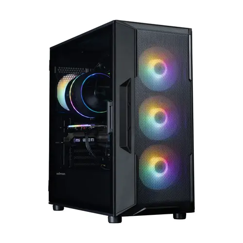 Zalman кутия Case ATX - I3 NEO V2 Black - RGB, Mesh - image 2
