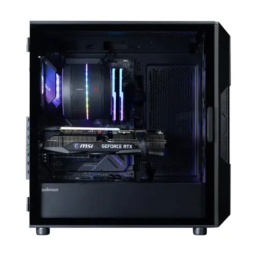 Zalman кутия Case ATX - I3 NEO V2 Black - RGB, Mesh - image 4