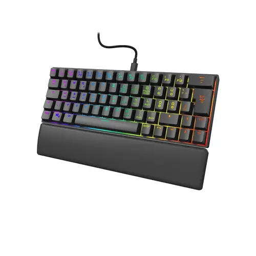 uRage Геймърска клавиатура "Exodus 760 Mechanical Mini", червени суичове, черна - image 2