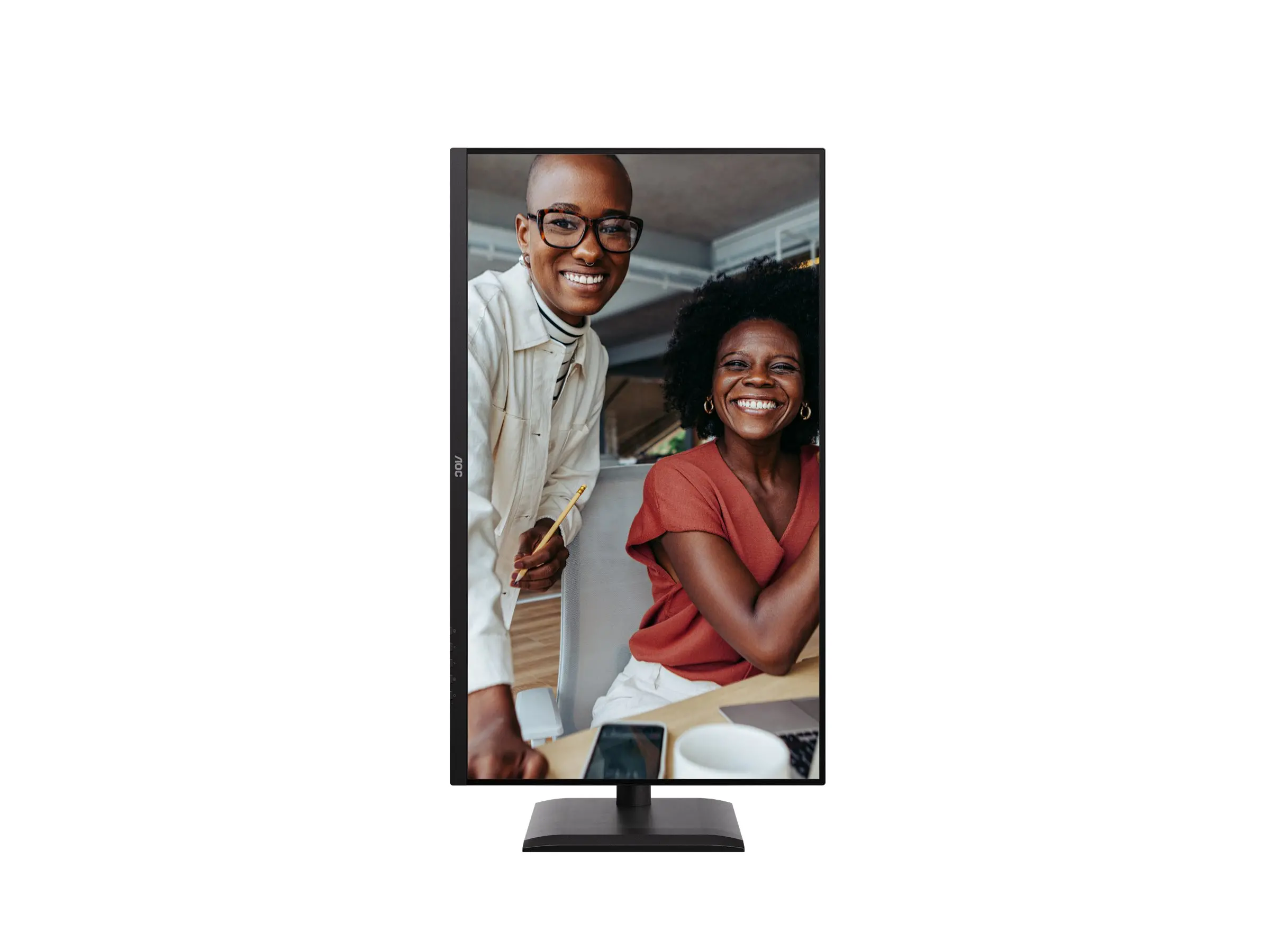 Monitor, AOC Q32E4U, 31.5" IPS WLED, 2560x1440@100Hz, 4ms GtG, 350cd m/2, 1000:1, 20M:1 DCR, Adaptive Sync, FlickerFree, Anti Blue Mode, 3Wx2, Tilt - image 1