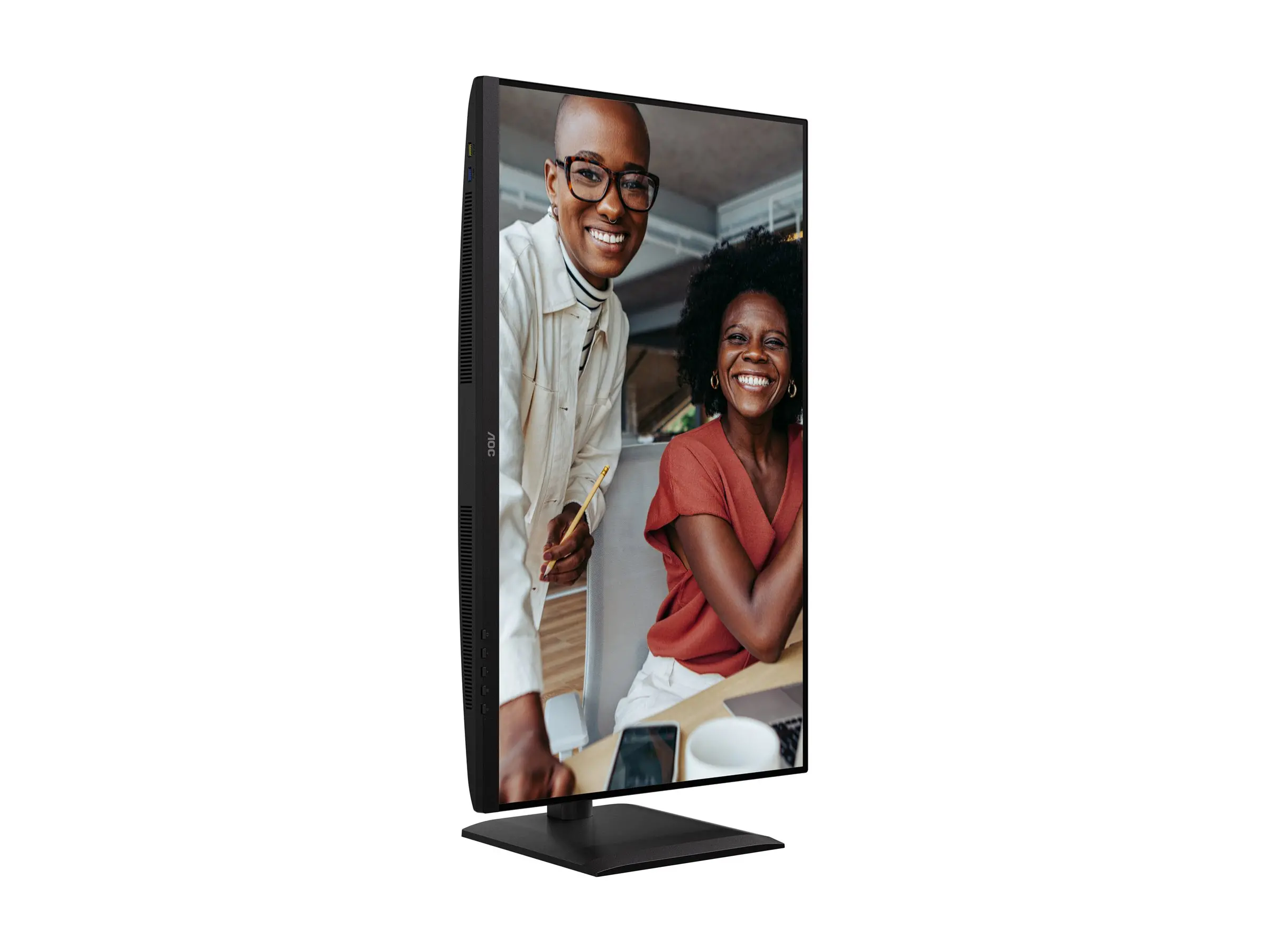 Монитор, AOC Q32E4U, 31.5" IPS WLED, 2560x1440@100Hz, 4ms GtG, 350cd m/2, 1000:1, 20M:1 DCR, Adaptive Sync, FlickerFree, Anti Blue Mode, 3Wx2, Tilt, Height Adjust, Pivot, Swivel, 2xHDMI, DP, USB Hub - image 12