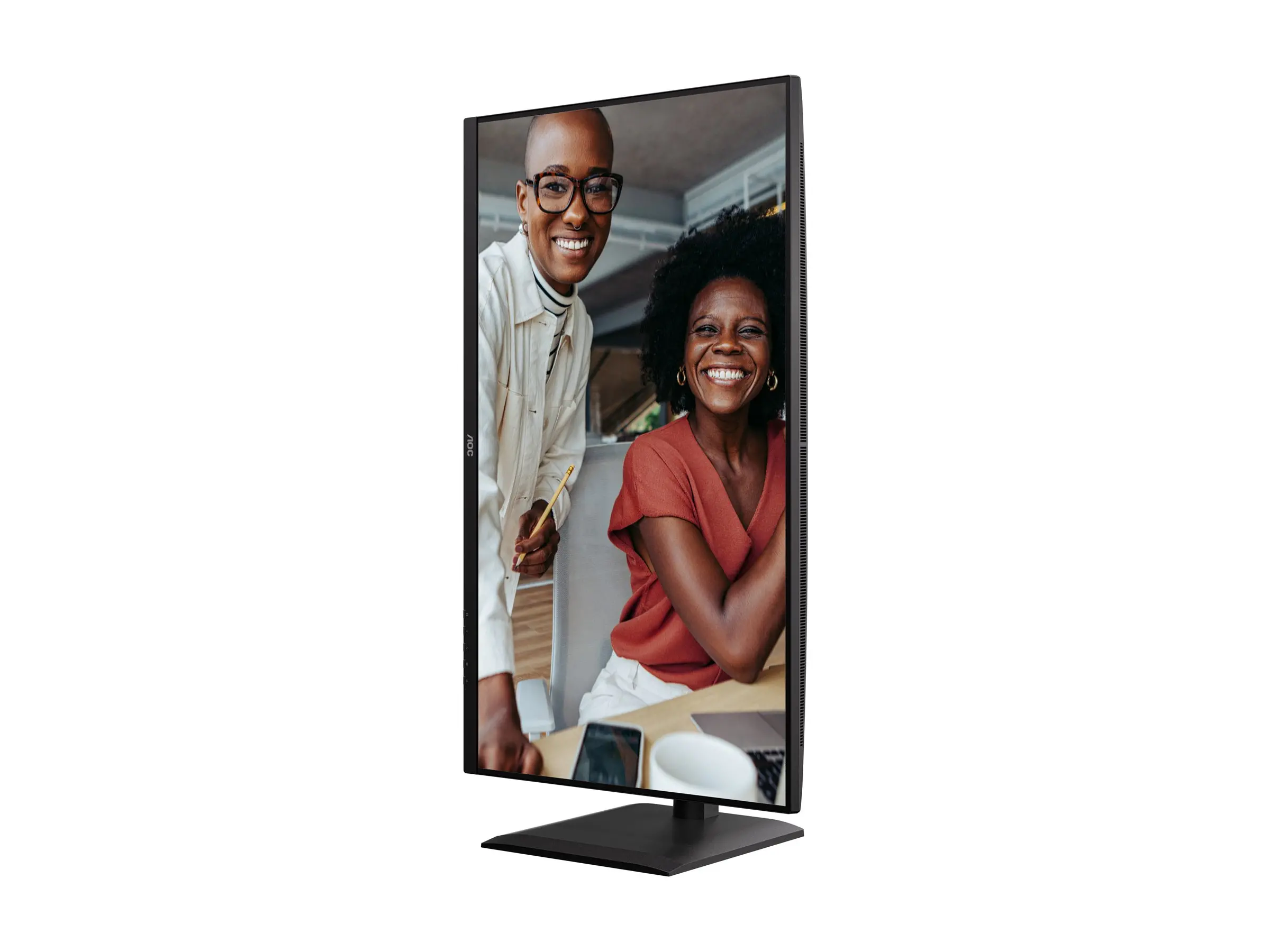 Монитор, AOC Q32E4U, 31.5" IPS WLED, 2560x1440@100Hz, 4ms GtG, 350cd m/2, 1000:1, 20M:1 DCR, Adaptive Sync, FlickerFree, Anti Blue Mode, 3Wx2, Tilt, Height Adjust, Pivot, Swivel, 2xHDMI, DP, USB Hub - image 2