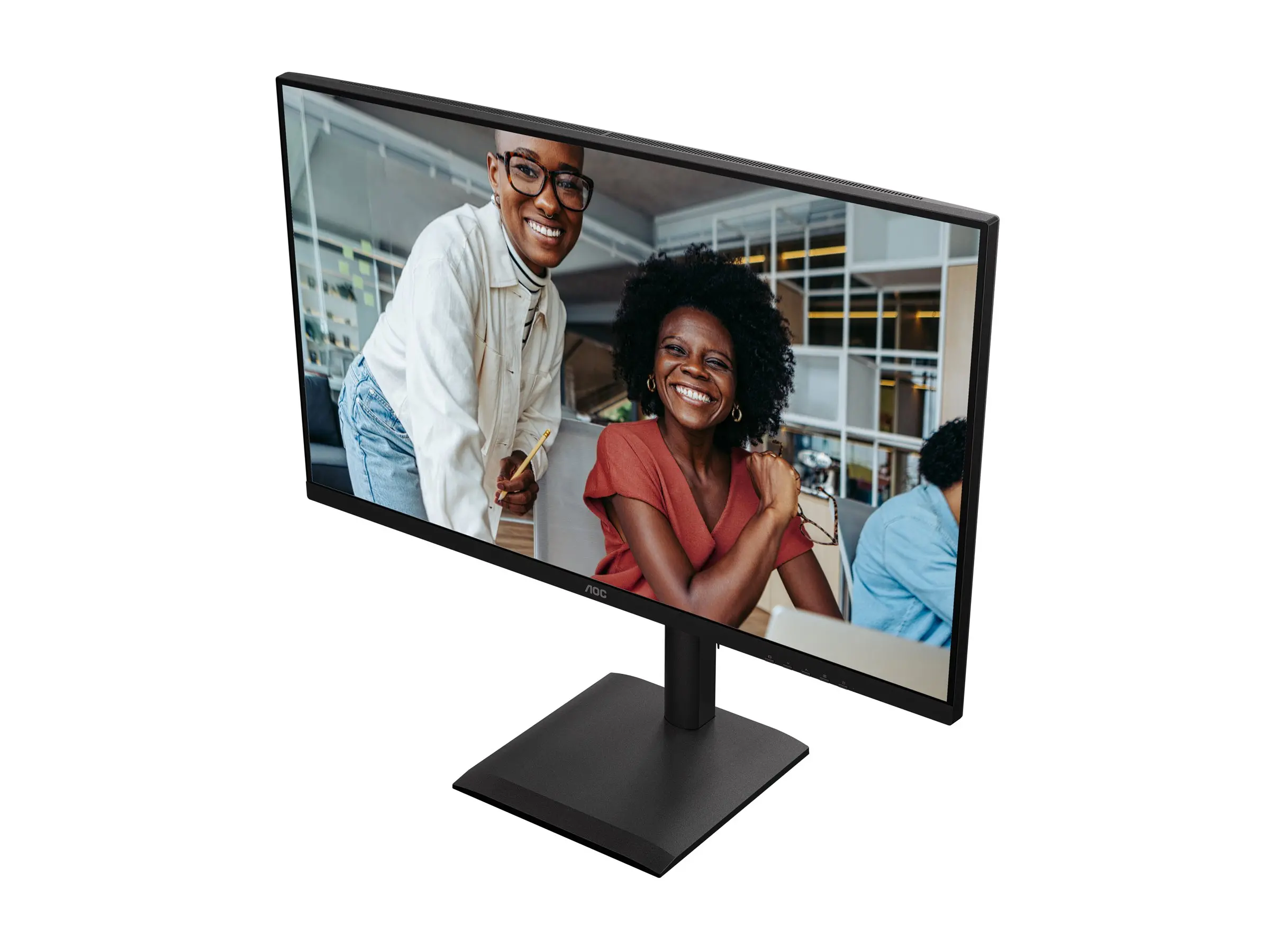 Монитор, AOC Q32E4U, 31.5" IPS WLED, 2560x1440@100Hz, 4ms GtG, 350cd m/2, 1000:1, 20M:1 DCR, Adaptive Sync, FlickerFree, Anti Blue Mode, 3Wx2, Tilt, Height Adjust, Pivot, Swivel, 2xHDMI, DP, USB Hub - image 3
