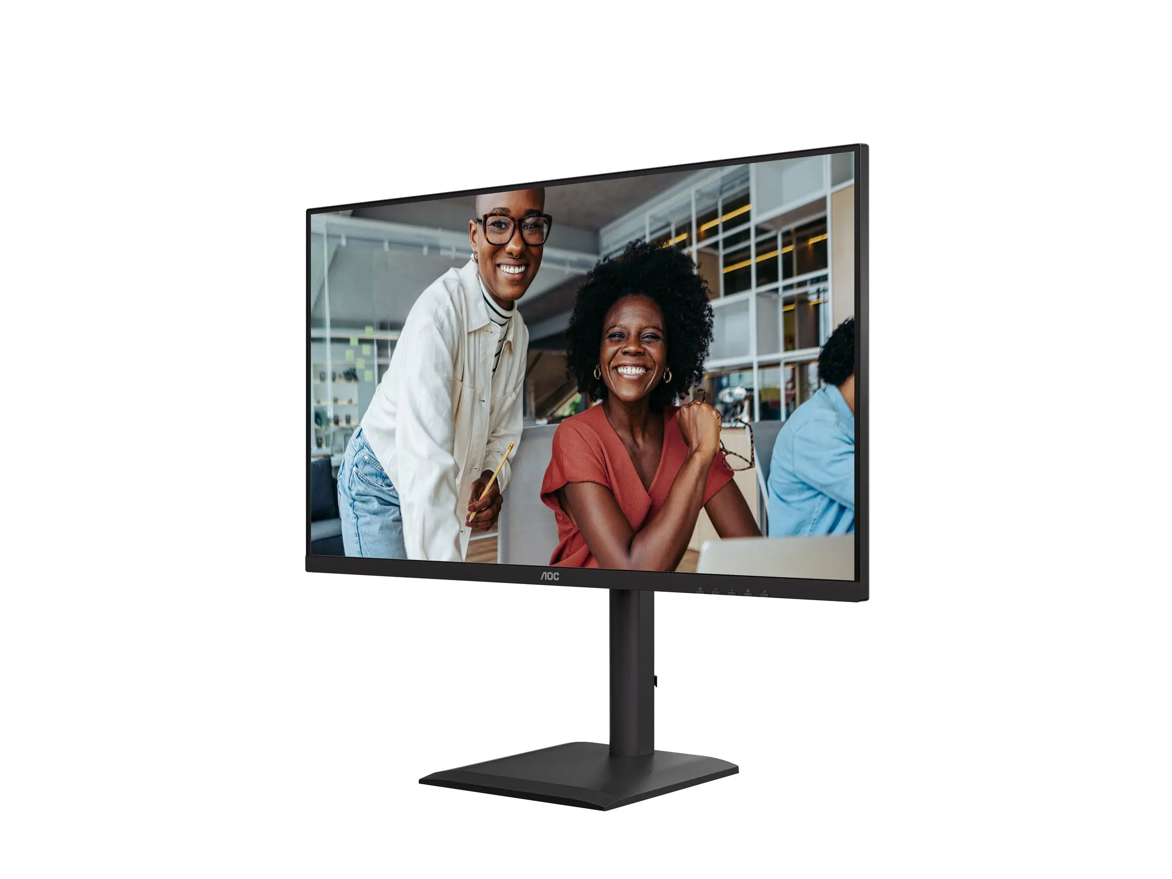 Монитор, AOC Q32E4U, 31.5" IPS WLED, 2560x1440@100Hz, 4ms GtG, 350cd m/2, 1000:1, 20M:1 DCR, Adaptive Sync, FlickerFree, Anti Blue Mode, 3Wx2, Tilt, Height Adjust, Pivot, Swivel, 2xHDMI, DP, USB Hub - image 4