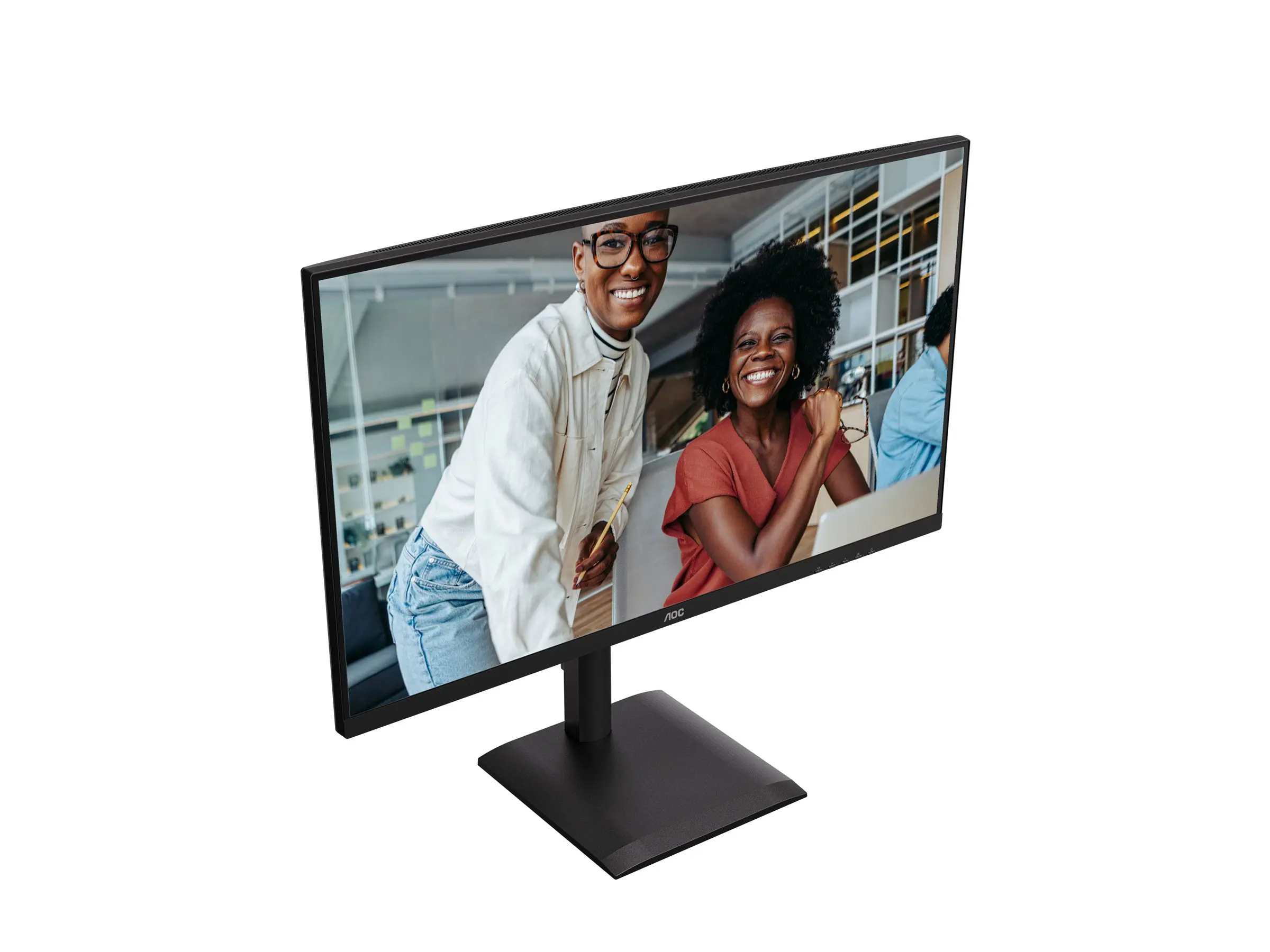 Монитор, AOC Q32E4U, 31.5" IPS WLED, 2560x1440@100Hz, 4ms GtG, 350cd m/2, 1000:1, 20M:1 DCR, Adaptive Sync, FlickerFree, Anti Blue Mode, 3Wx2, Tilt, Height Adjust, Pivot, Swivel, 2xHDMI, DP, USB Hub - image 5