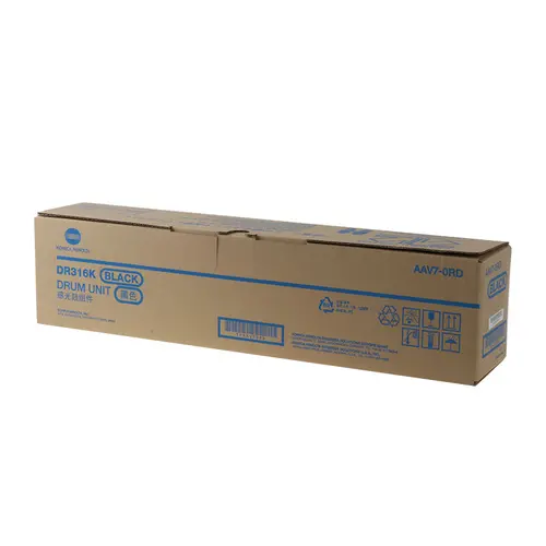 Барабанна касета за Konica Minolta bizhub C360i/C300i/C250i/C251i/C301i/C361i - DRUM UNIT - DR316K (DR-316K) / AAV70RD - Black - PN AAV70RD