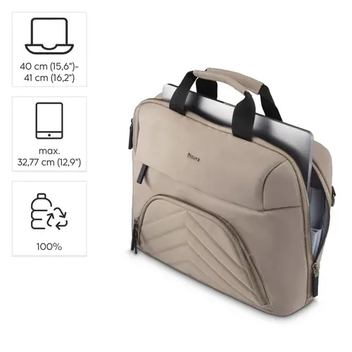 HAMA Чанта за лаптоп "Premium Lightweight", 40 - 41 см (15.6"- 16.2"), бежов - image 10