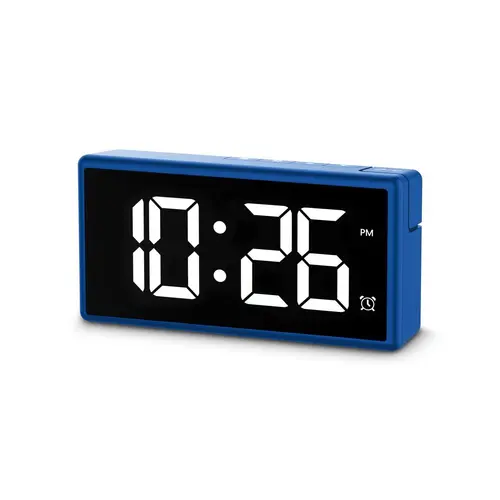 HAMA Ceas digital "Ibiza", afișaj multicolor, cu funcție de încărcare prin USB, albastru - 4