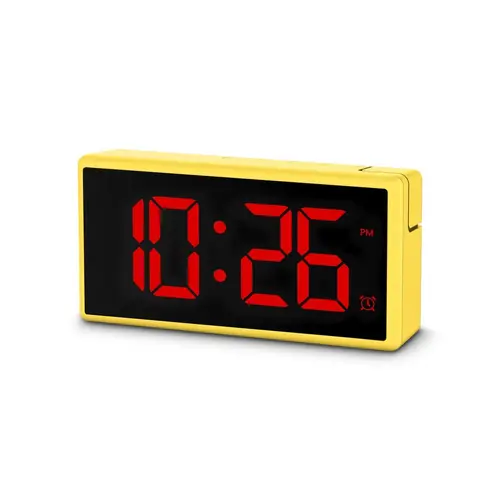 HAMA Ceas digital "Ibiza", afișaj multicolor, cu funcție de încărcare prin USB, galben - 7