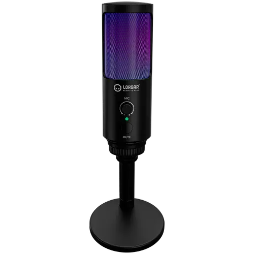 LORGAR Gaming Microphone SMP40 Pro Mute Button RGB Black - 6
