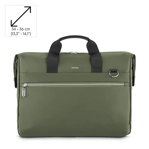 HAMA Τσάντα laptop "Ultimate", 34 - 36 cm (13.3" - 14.1"), πράσινη - 15