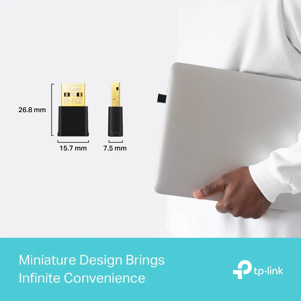 Безжичен адаптер TP-Link Archer TX20U Nano, AX1800,USB,двулентов,USB 2.0 - image 3