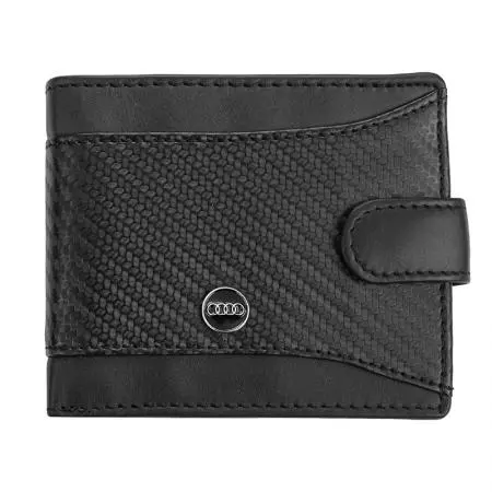 Мъжки комплект химикалка и портфейл Auto Set с логото на Audi - image 2