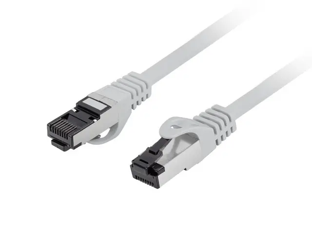 Кабел, Lanberg patch cord CAT.8.1 S/FTP LSZH CU 1m, grey