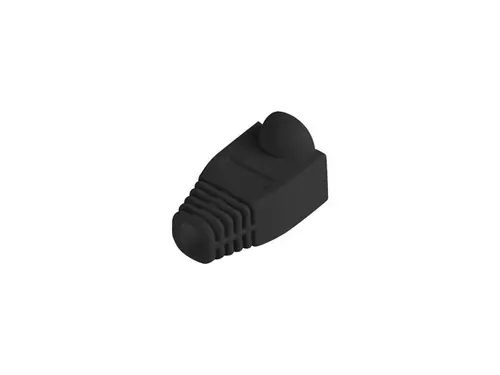 Термосвиваема кабелна връзка, Lanberg Strain Relief, RJ-45 (Boot Cap), Black, 100-pack - image 2
