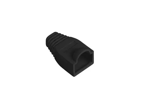 Θερμοσυστελλόμενο κάλυμμα καλωδίου, Lanberg Strain Relief, RJ-45 (Boot Cap), μαύρο, συσκευασία 100 τεμαχίων - 1