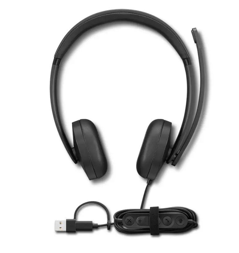 Слушалки, Lenovo Wired VoIP Headset (Teams) - image 1