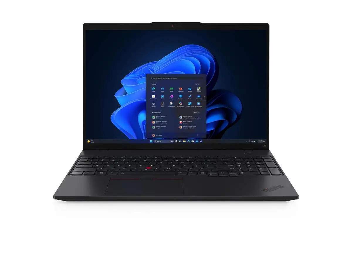 Лаптоп, Lenovo ThinkPad L16 G2 AMD Ryzen 7 PRO 250 (up to 5.1GHz, 16MB), 16GB DDR5-5600, 512GB SSD, 16" WUXGA (1920x1200) IPS AG, AMD Radeon 780M Graphics, 5MP&IR Cam, Backlit KB, WLAN, BT, SCR, FPR, 3 cell, Win 11Pro, 3Y Onsite - image 1