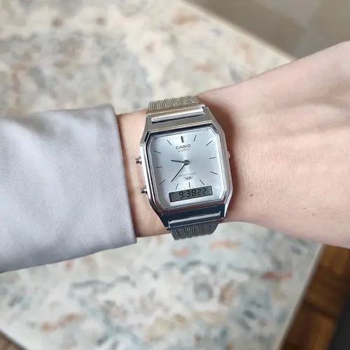 Мъжки дигитален часовник Casio - AQ-230EM-7AEF - image 2