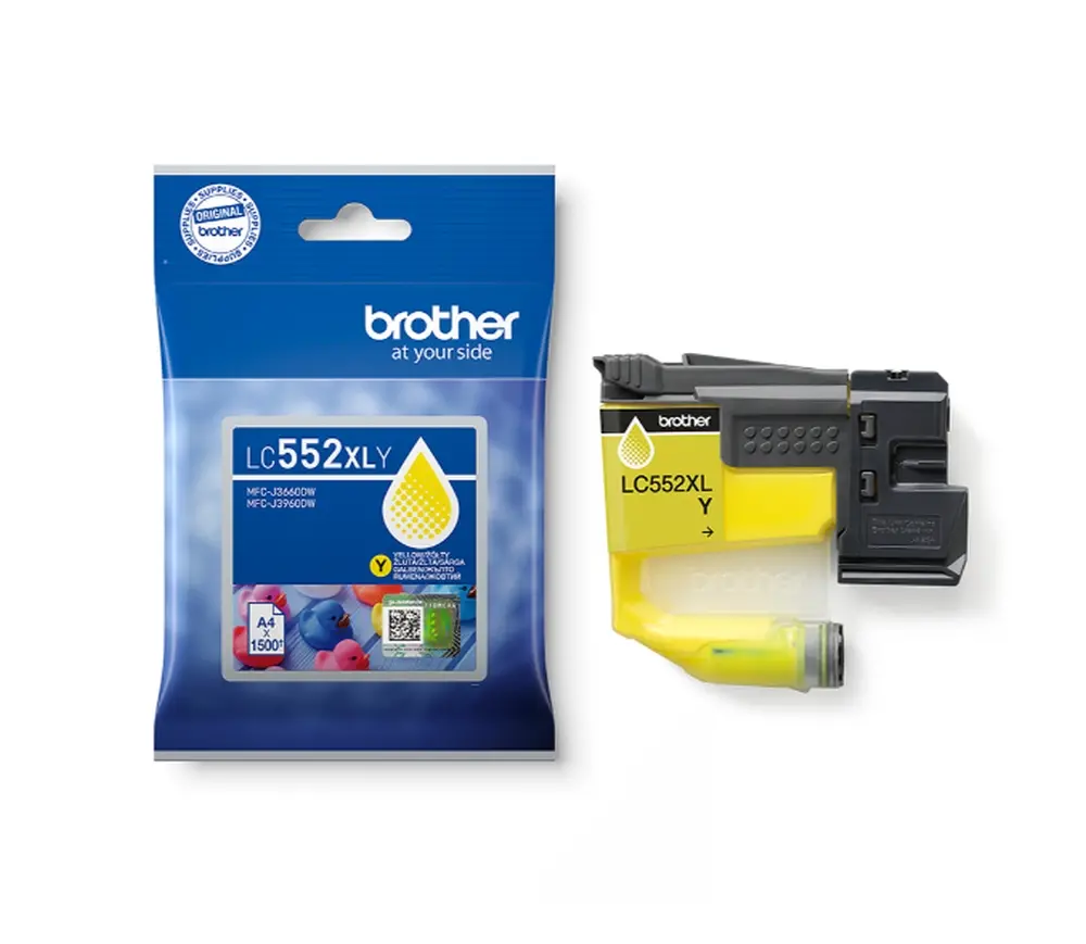 ГЛАВА ЗА BROTHER MFC-J3660DW/MFC-J3960DW - HIGH CAPACITY - Yellow - PN LC552XLY (LC-552XLY)