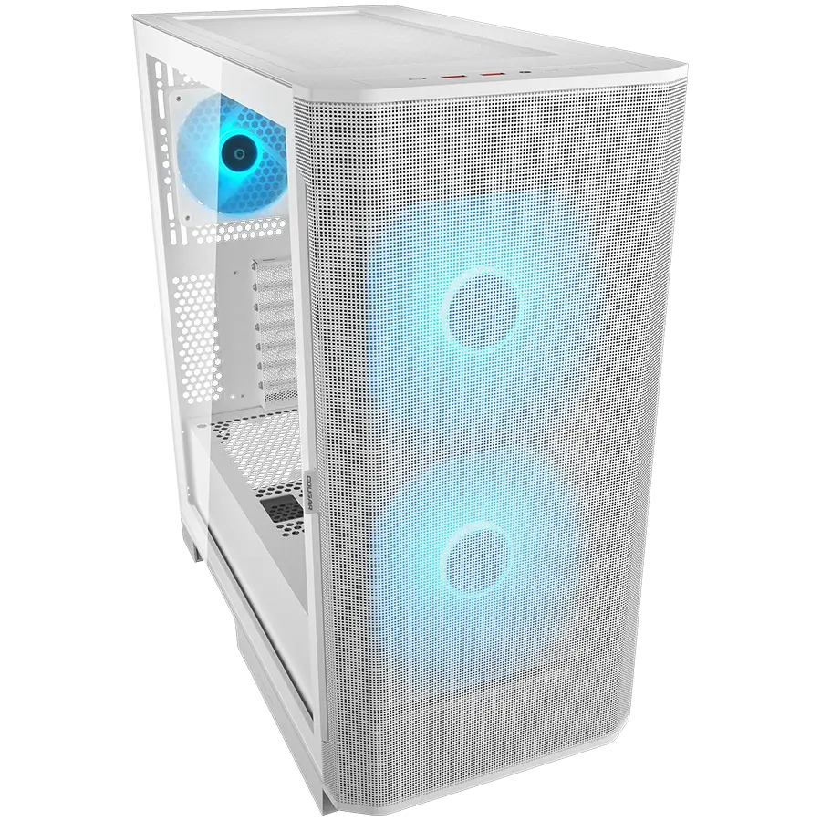 COUGAR AIRFACE FLO RGB PC Case, Mid Tower, White - image 2