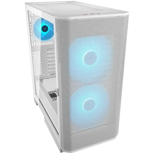 COUGAR AIRFACE FLO RGB PC Case, Mid Tower, White - image 2