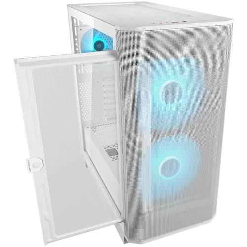 COUGAR AIRFACE FLO RGB PC Case, Mid Tower, White - image 3