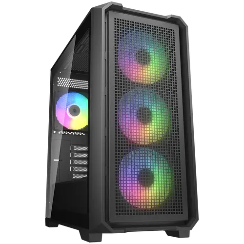 COUGAR MX600 Mini V2 RGB PC Case, Mini Tower, Black