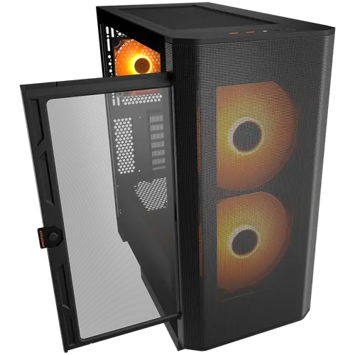 COUGAR AIRFACE FLO RGB PC Case, Mid Tower, Black - image 3
