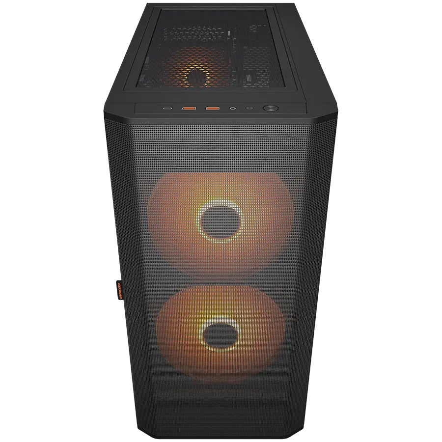 COUGAR AIRFACE FLO RGB PC Case, Mid Tower, Black - image 4