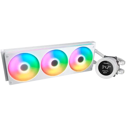 COUGAR Poseidon Vistek ARGB 360 AiO Liquid Watercooling - White - image 1