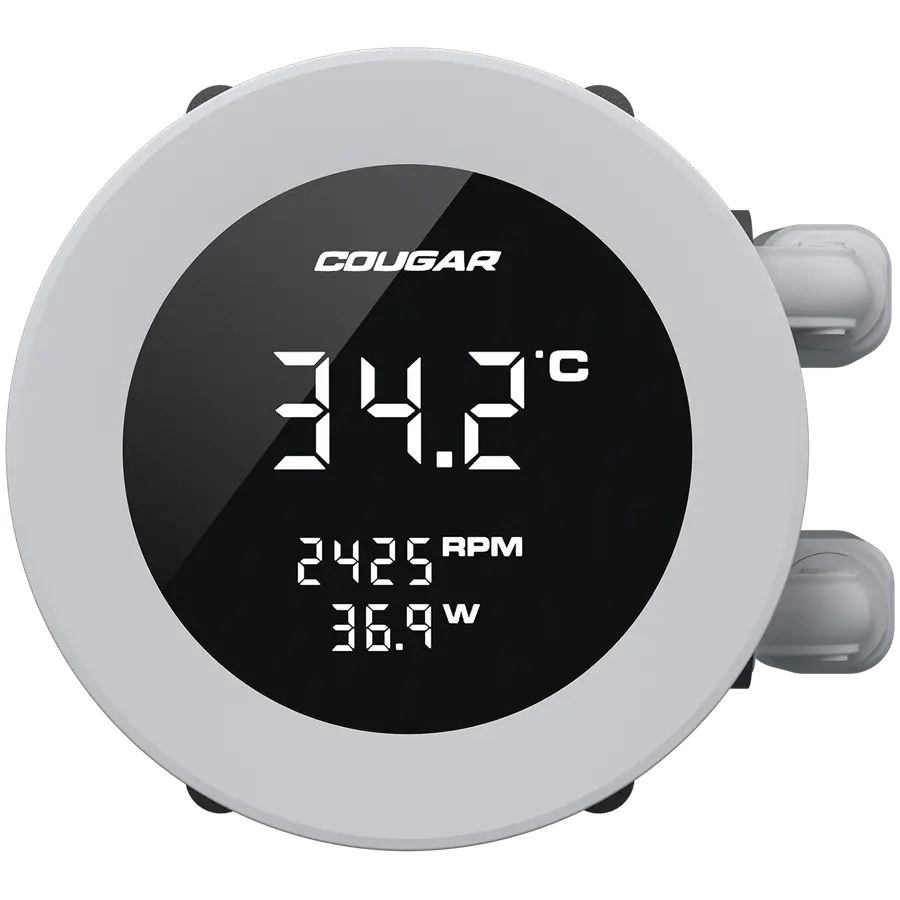 COUGAR Poseidon Vistek ARGB 360 AiO Liquid Watercooling - White - image 2