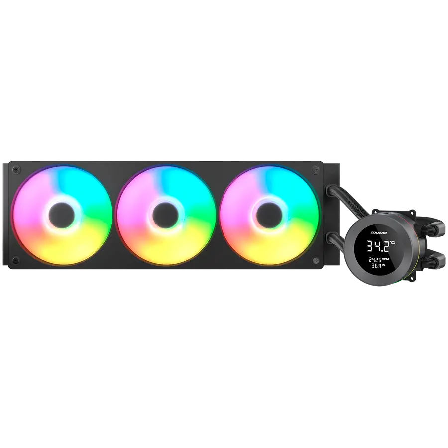 COUGAR Poseidon Vistek ARGB 360 AiO Liquid Watercooling - Black