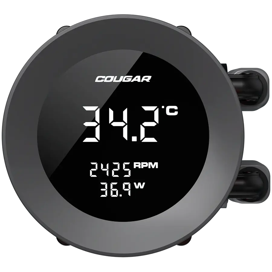 COUGAR Poseidon Vistek ARGB 360 AiO Liquid Watercooling - Black - image 2