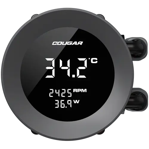 COUGAR Poseidon Vistek ARGB 360 AiO Liquid Watercooling - Black - image 2