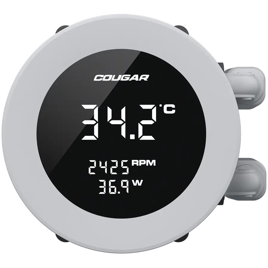 COUGAR Poseidon Vistek ARGB 240 AiO Liquid Watercooling - White - image 2
