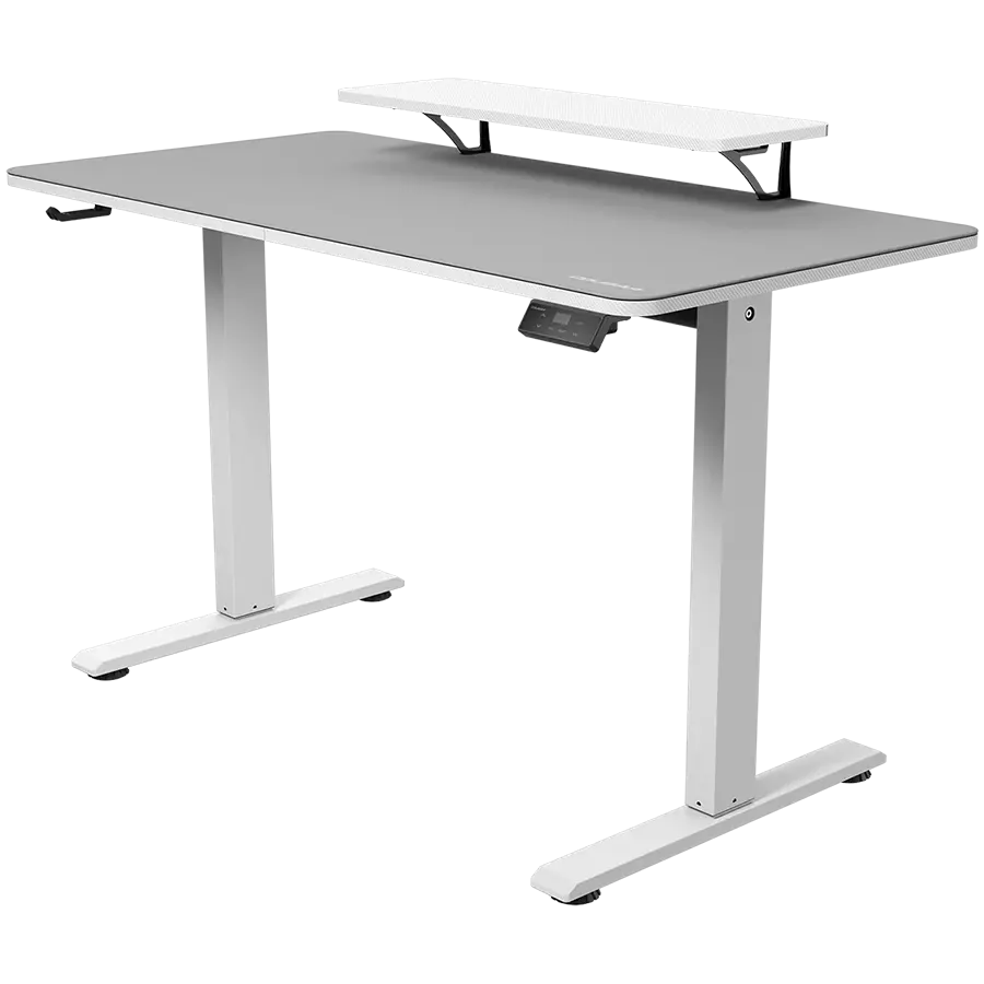 COUGAR E-STAR 120 Electrical Gaming Desk, White - image 1