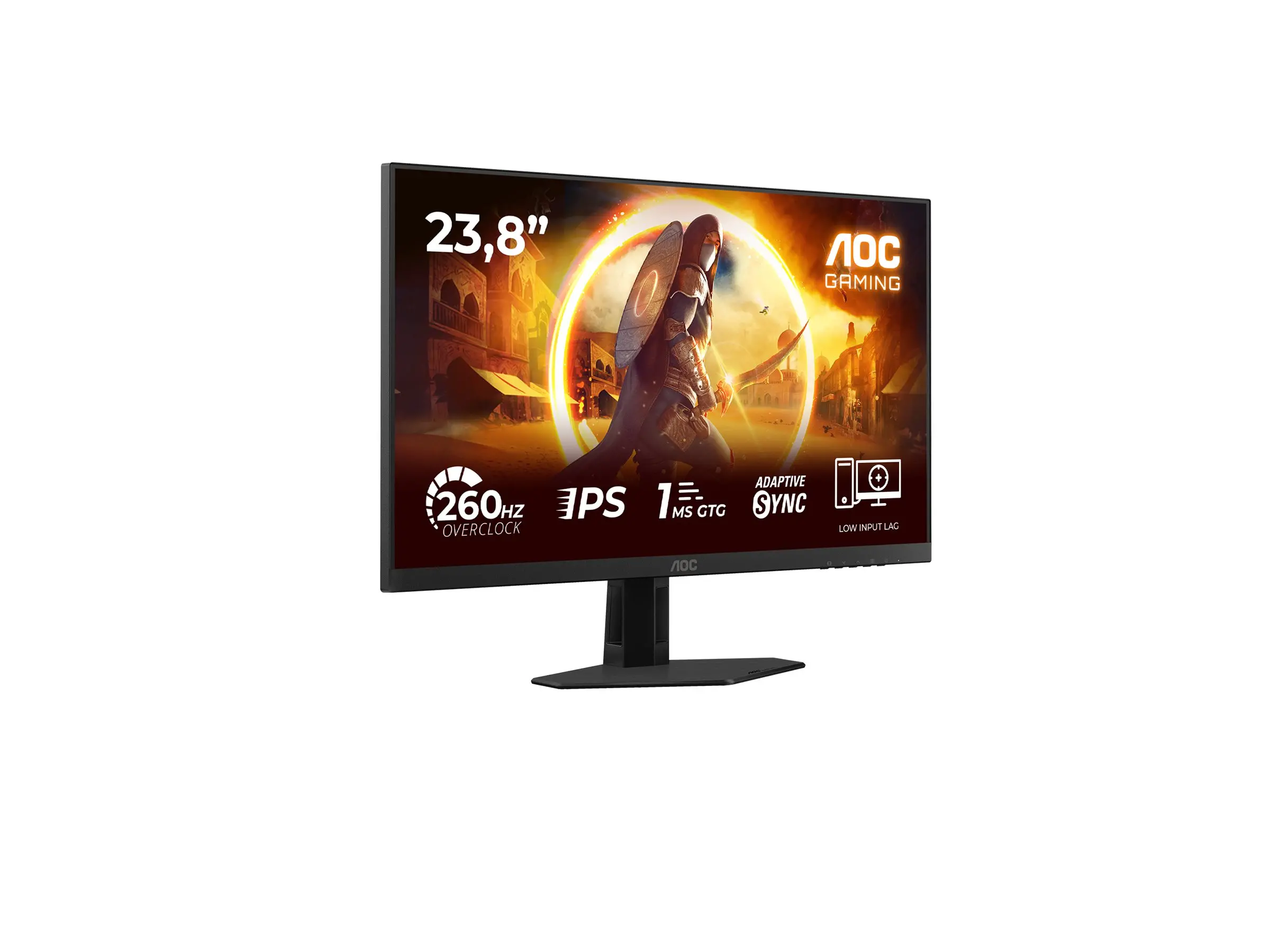 Monitor, AOC 24G4ZRE, 23.8" Fast IPS WLED, 1920x1080@260Hz (OC, Native 240Hz), 1ms GtG, 0.3ms MPRT, 300cd m/2, 1000:1, Adaptive Sync, FlickerFree - image 11