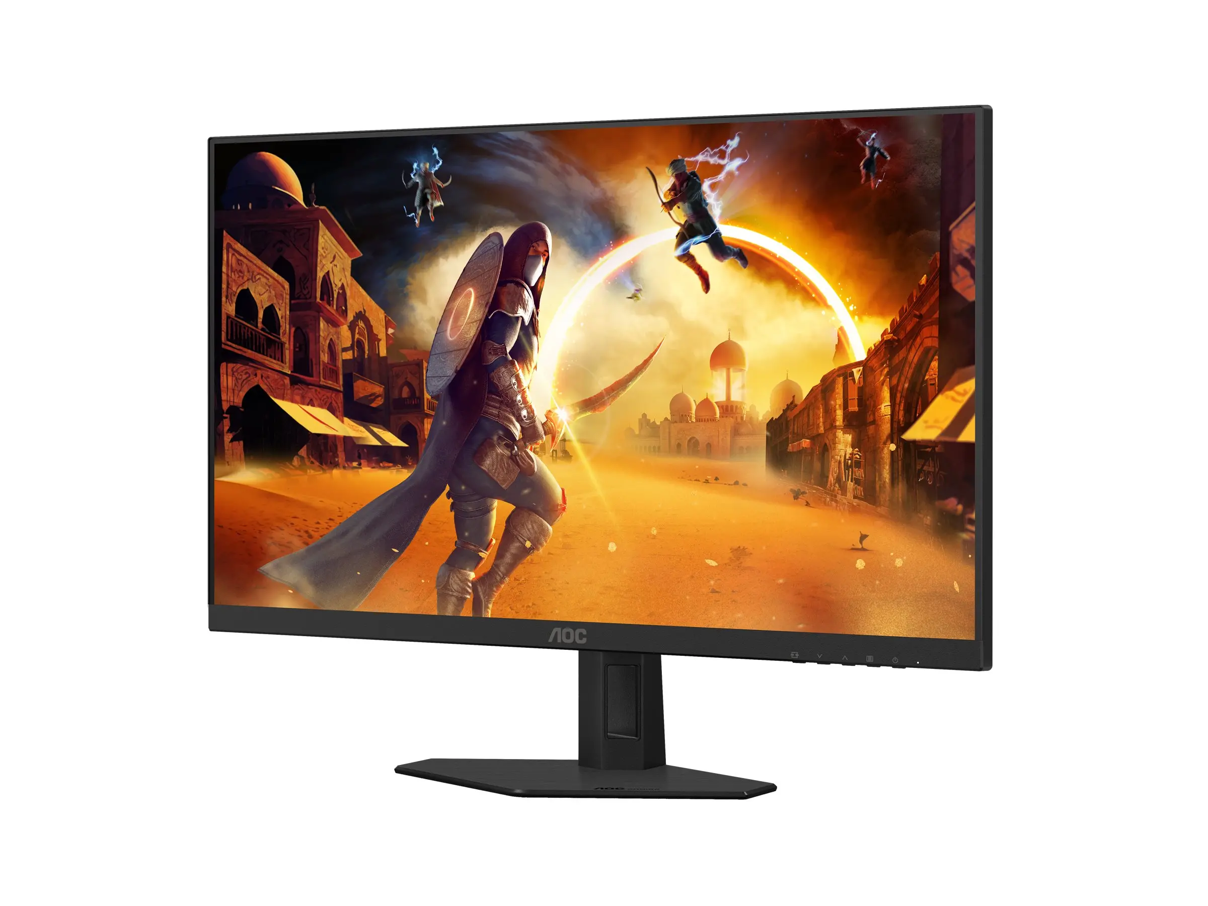 Монитор, AOC 24G4ZRE, 23.8" Fast IPS WLED, 1920x1080@260Hz (OC, Native 240Hz), 1ms GtG, 0.3ms MPRT, 300cd m/2, 1000:1, Adaptive Sync, FlickerFree, Anti Blue Light, Tilt, 2xHDMI, DP - image 2