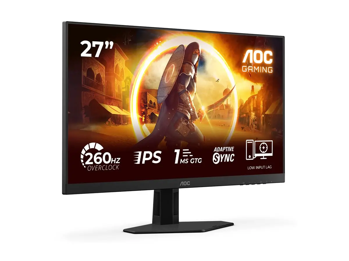 Монитор, AOC 27G4ZRE, 27" Fast IPS WLED, 1920x1080@260Hz (OC, Native 240Hz), 1ms GtG, 0.3ms MPRT, 300cd m/2, 1000:1, Adaptive Sync, FlickerFree, Anti Blue Light, Tilt, 2xHDMI, DP - image 11