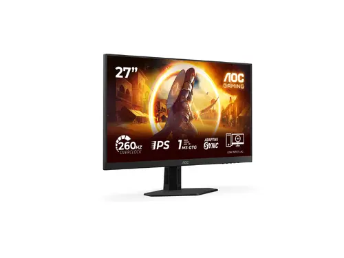 Οθόνη, AOC 27G4ZRE, 27" Fast IPS WLED, 1920x1080@260Hz (OC, Native 240Hz), 1ms GtG, 0.3ms MPRT, 300cd m/2, 1000:1, Adaptive Sync, FlickerFree, φίλτρο - 10