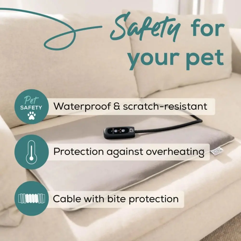 Θερμαινόμενο υπόστρωμα, Beurer PP 220 Sammy Μεγάλο θερμαινόμενο υπόστρωμα για σκύλους και γάτες; Αποδεδειγμένη ασφάλεια; Ενσωματωμένη προστασία από - image 5