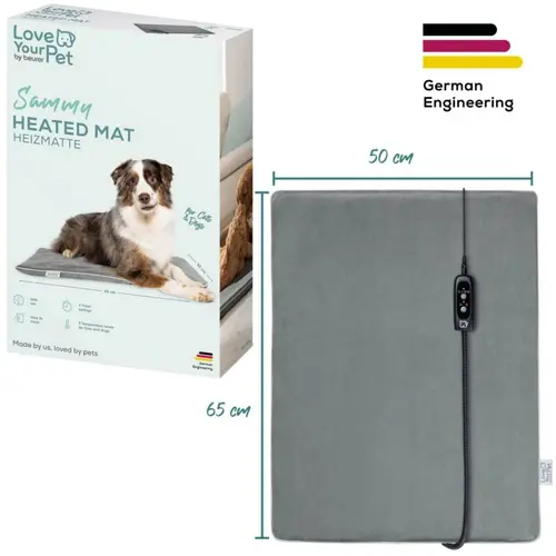 Термоподложка, Beurer PP 220 Sammy Large heating mat for dogs and cats; Proven safety; Integrated bite protection on the power cable&protected heating element; Machine-washable cover and waterproof heating element - image 6