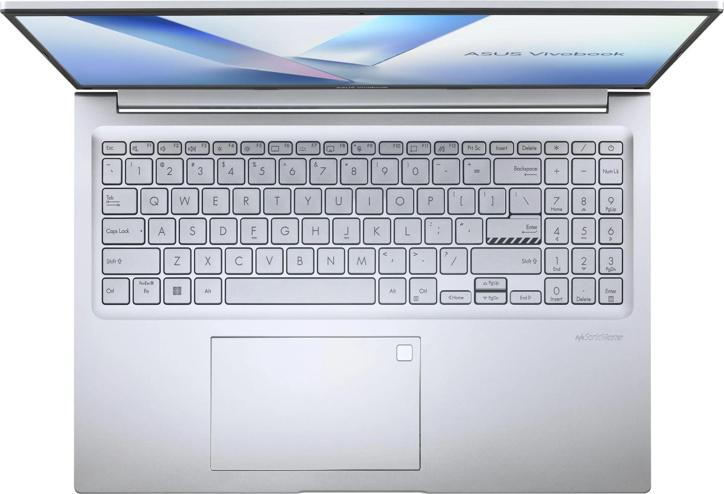 Лаптоп, Asus Vivobook X1605VA-SH2557, Intel Core 9  270H 2.7 GHz (24MB Cache, up to 5.8 GHz, 14 cores, 20 Threads),16.0  WUXGA(WU) 1920X1200 16:10 300nits Glare,24GB DDR5 (8 GB on BD),1TB SSD,Backlit Keyboard , No OS,Cool Silver - image 4