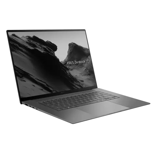 Лаптоп, Asus Zenbook S UM5606GA-SR222X, Ryzen AI 9, 16" OLED WQXGA+(WQ+) 2880*1800 16:10 Bend+500nits, 120Hz, Glare , 32GB LPDDR5X (32GB on BD),2TB SSD, Backlit Chiclet Keyboard, Windows 11 Pro,Antrim Gray, Sleev - image 1