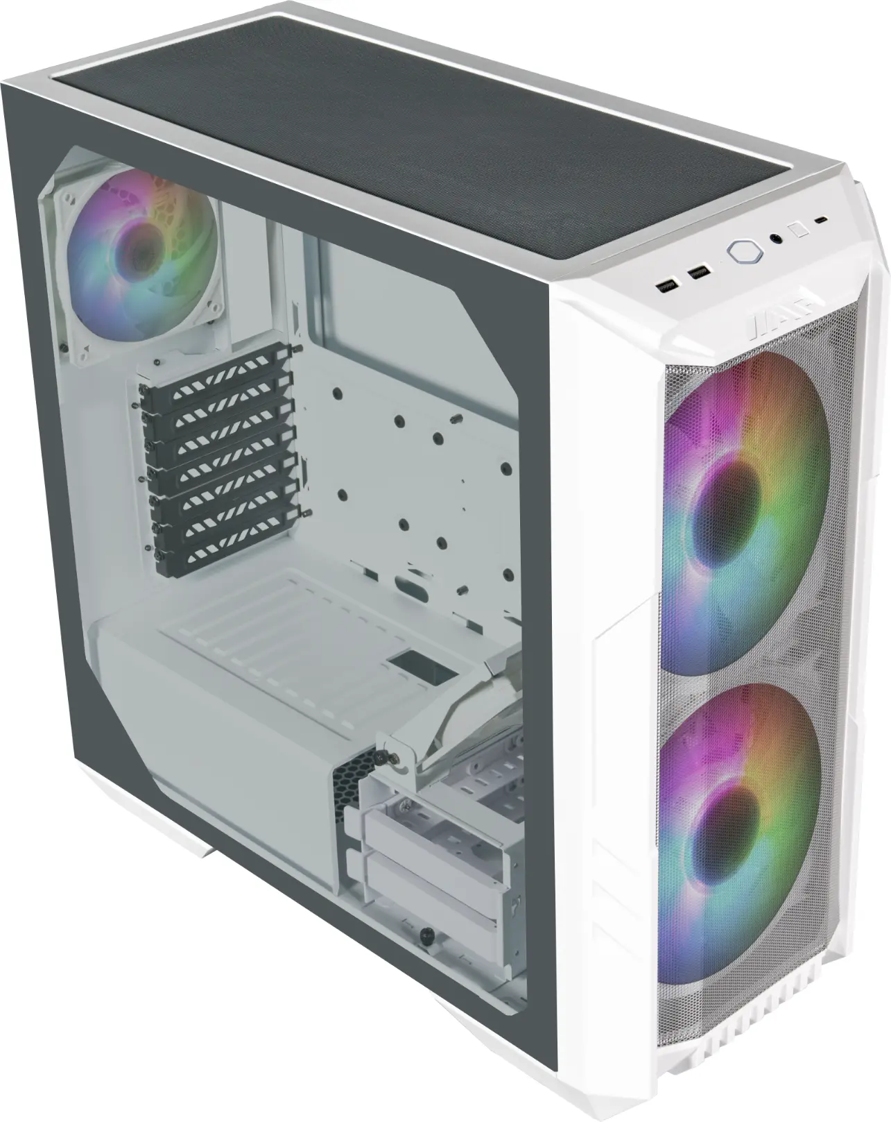 Кутия Cooler Master HAF 500 - Бяла - image 2