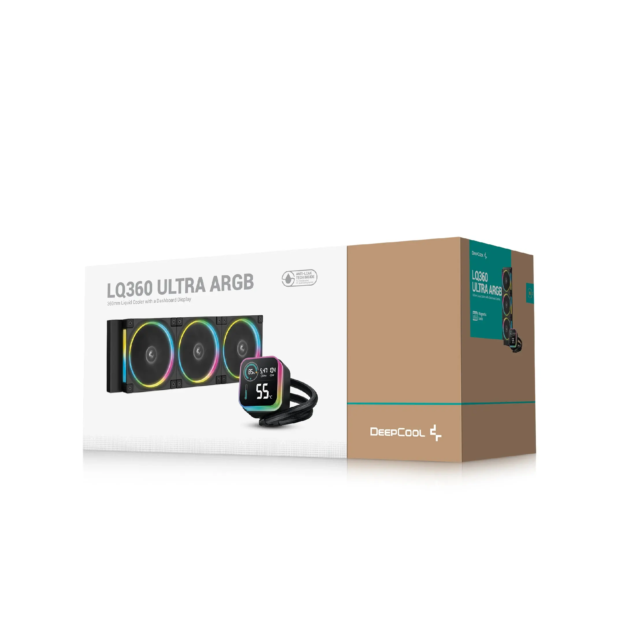 DeepCool водно охлаждане Water Cooling LQ360 ULTRA ARGB - LCD Screen - image 5