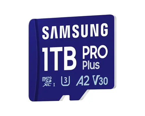 Карта памет Samsung PRO Plus 1 TB, microSDXC UHS-I Class 10, с адаптер - image 1