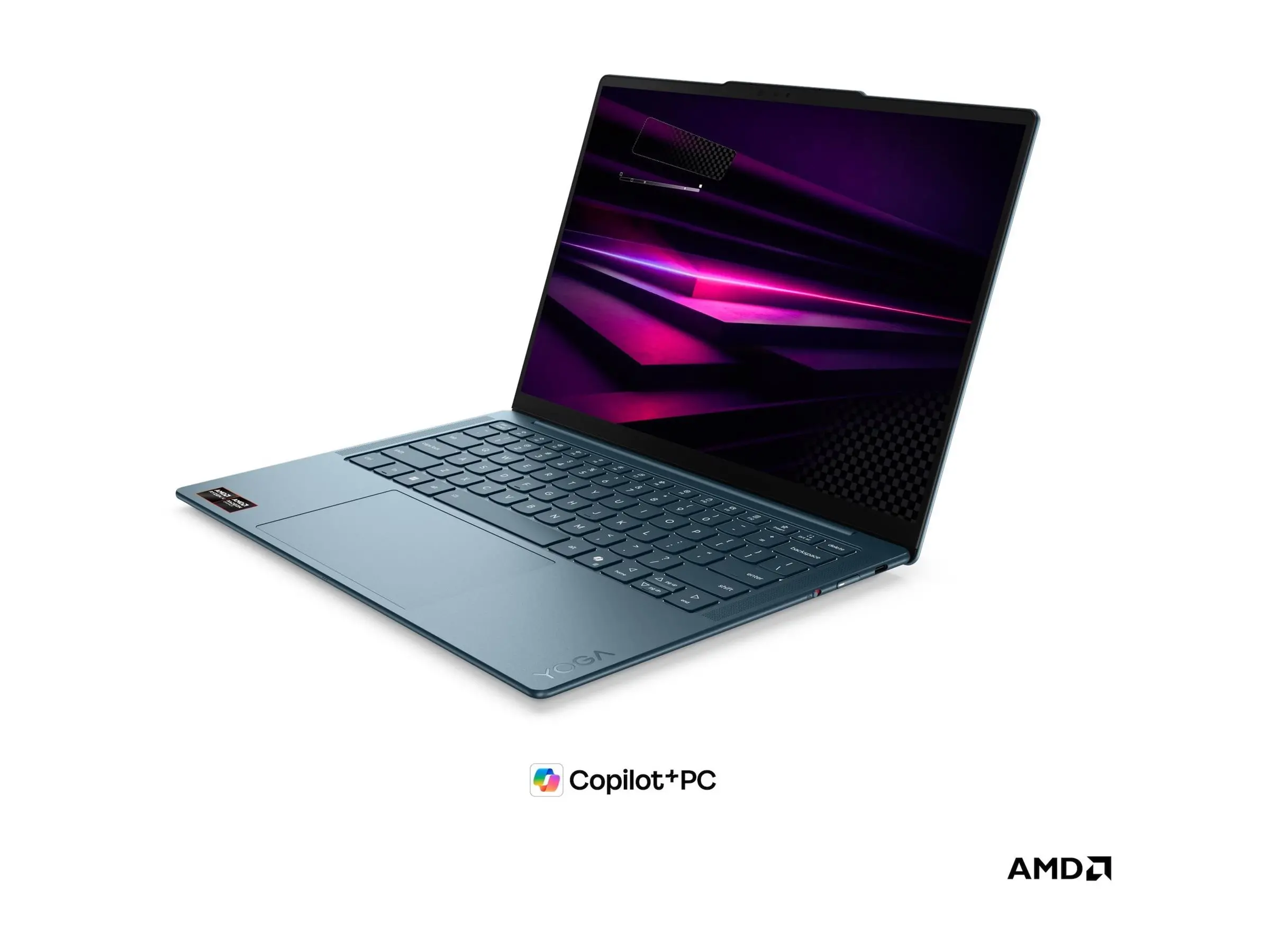 LENOVO Yoga Slim 7 AMD Ryzen AI 7 445 14inch 2.8K OLED 500N 120Hz HDR 32GB DDR5 2TB W11H Tidal Teal 3y - image 2